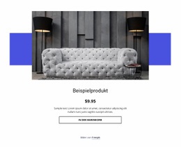 Gemütliche Sofa Produktdetails - Persönliche Vorlage