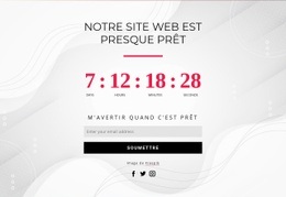 Créateur De Site Web Prêt À L'Emploi Pour Compte À Rebours En Ligne