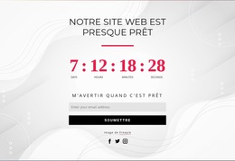 Compte À Rebours En Ligne – Téléchargement Du Modèle De Site Web