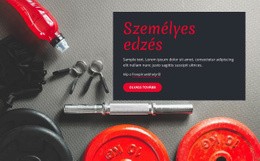 Építs Egészséges Életet HTML CSS Webhelysablon