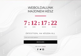 Ingyenes Tervezősablon Online Visszaszámláló Számára