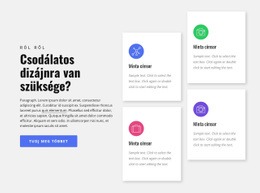 Tervezőiroda Szolgáltatások - Személyes Webhelysablonok