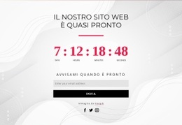 Progettazione Del Sito Web Per Conto Alla Rovescia Online