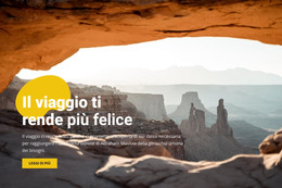 Sito Web HTML Per Buon Viaggio In Montagna