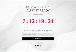 Online Countdown Timer - Joomla Template