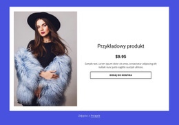 Ekskluzywny Projekt Strony Internetowej Dla Szczegóły Produktu Płaszcz Zimowy