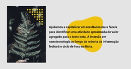Foto E Texto Verdes - Modelos De Design De Site