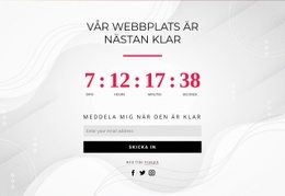 Online Nedräkningstimer - Nedladdning Av Webbplatsmall