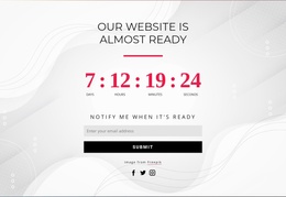 Online Countdown Timer - Website Template Download