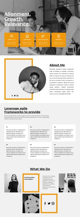 Fast Career Growth - Single Page HTML5 Template