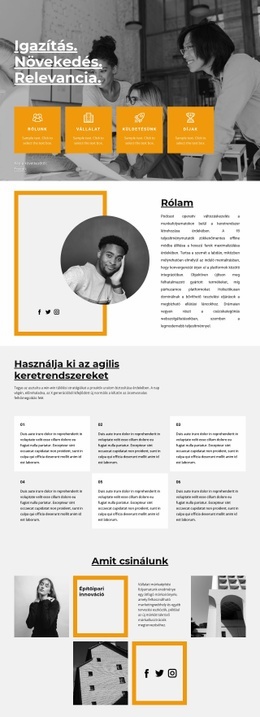 Gyors Karrier Növekedés - HTML Oldalsablon