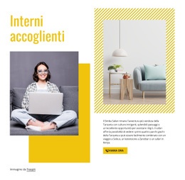 Fantastico Design Del Sito Web Per Interior Design Per La Casa