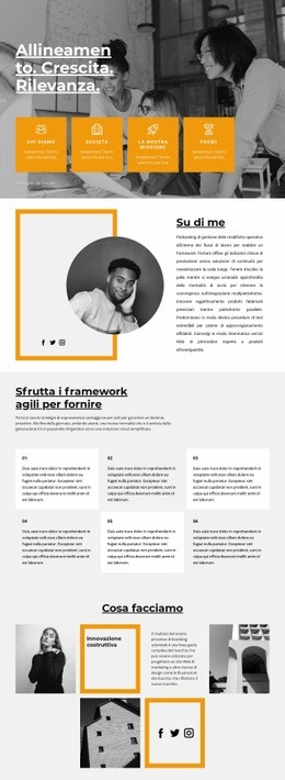 Crescita Rapida Della Carriera - Modello HTML5 A Pagina Singola