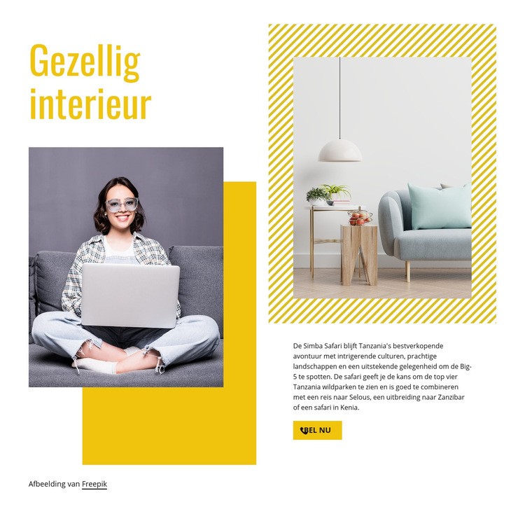 Interieurontwerp voor thuis Html Website Builder