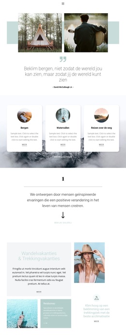 Comfortabel Reizen - Modern WordPress-Thema