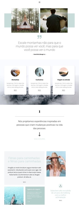 Viagem Confortável - Modelo De Site Comercial Premium