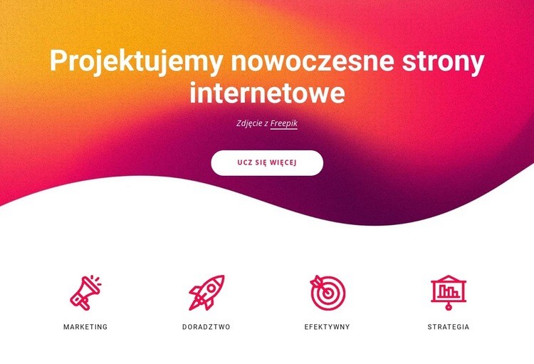 Specjalizujemy się w projektowaniu stron internetowych Projekt strony internetowej