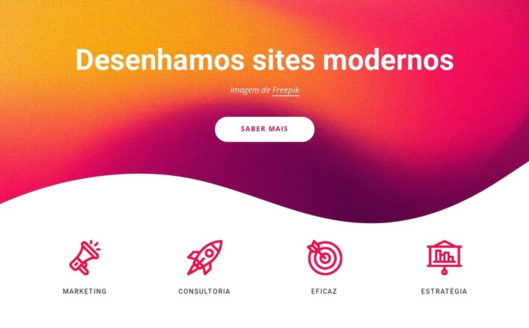 Somos especializados em web design Template CSS