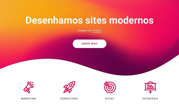 Somos especializados em web design Tema WordPress