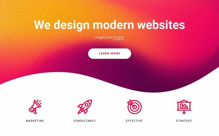 Vi är specialiserade på webbdesign Html webbplatsbyggare