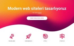 Web Tasarımında Uzmanız - Profesyonel Açılış Sayfası