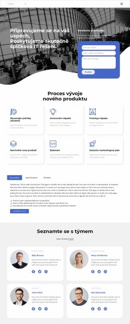 Rychlá Pomoc Při Problémech – Šablona Webové Stránky HTML