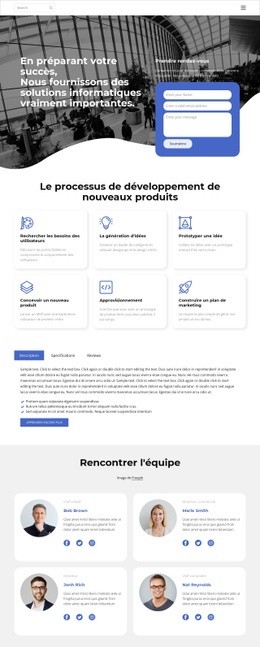 Aide Rapide En Cas De Problème - Modèle HTML5 Professionnel Personnalisable