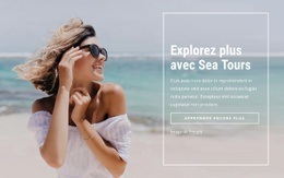 Explorez Plus Avec Des Excursions En Mer - Prototype De Site Web