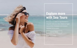 Explore More With Sea Tours - Responsive HTML Template