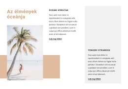 Témaelrendezés Funkció A Következőhöz: Az Élmények Óceánja