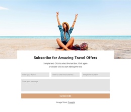 Exclusive Offers - Beautiful One Page Template