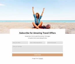 Exclusive Offers - Web Template