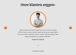 Bekijk Onze Getuigenissen Van Klanten - HTML-Paginasjabloon