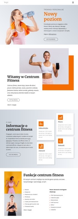 Całodobowe Centrum Fitness - Webpage Editor Free