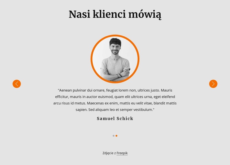 Zobacz referencje naszych klientów Motyw WordPress