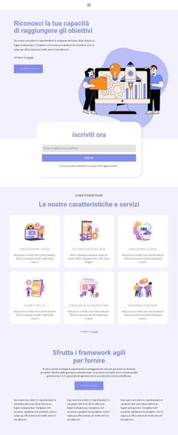 Progettista Di Siti Web Per Business Plan Di Successo