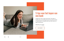 Woonkamer Interieur - Website-Ontwerpsjabloon