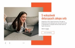 Projekt Wnętrza Salonu - HTML Website Builder