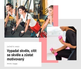 Vypadejte Skvěle A Zůstaňte Motivovaní – Web Se Stažením Šablony HTML