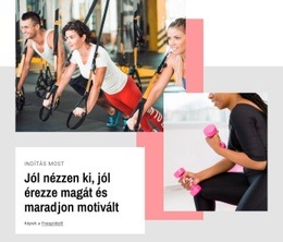 Jól Nézzen Ki És Maradjon Motivált – Személyes Webhelysablon