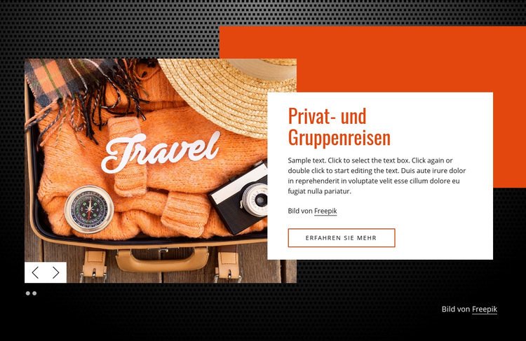 Privat- und Gruppenreisen WordPress-Theme