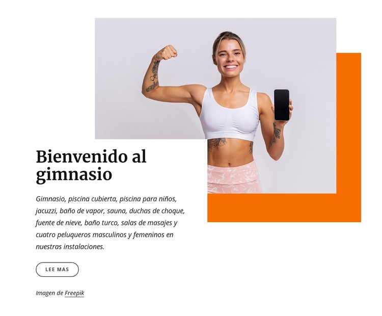 200 clases de fitness Plantilla CSS