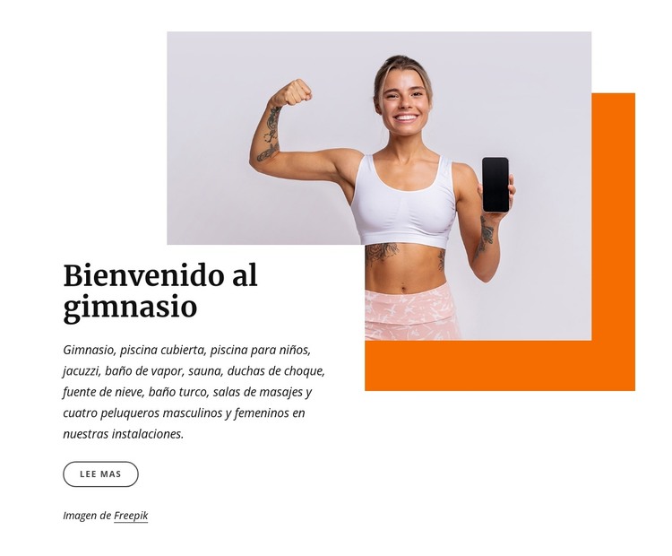 200 clases de fitness Plantilla HTML