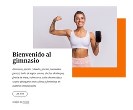 Diseño Del Sitio Web Para 200 Clases De Fitness