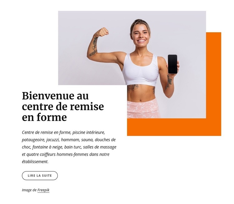 200 cours de fitness Conception de site Web