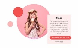 Glaces Et Friandises Glacées - Créateur De Site Web Par Glisser-Déposer