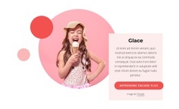 Glaces Et Friandises Glacées – Modèle De Site Web Gratuit