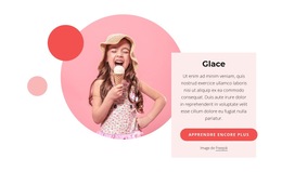 Glaces Et Friandises Glacées – Téléchargement Du Modèle De Site Web