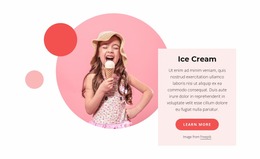 Ice Cream, And Frozen Treats - HTML Builder Online