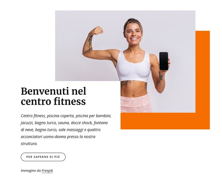 200 lezioni di fitness Modello CSS